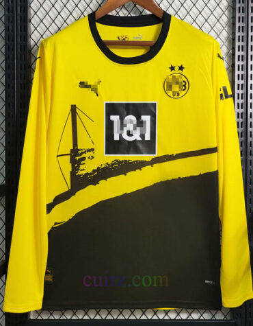 Camiseta Borussia Dortmund 1ª Equipación 2023 2024 Manga Larga