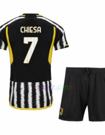 Pantalón y Camiseta Chiesa Juventus 2ª Equipación 2023 2024 Niños