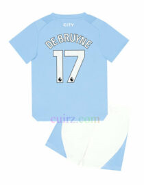 Camiseta De Bruyne Manchester City 1ª Equipación 2023 2024 Liga de Campeones de la UEFA