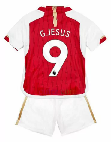 Pantalón y Camiseta Gabriel Jesus Arsenal 1ª Equipación 2023 2024 Niños