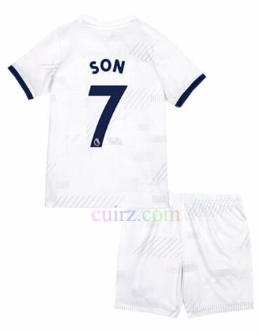 Pantalón y Camiseta H M Son Tottenham 1ª Equipación 2023 2024 Niños
