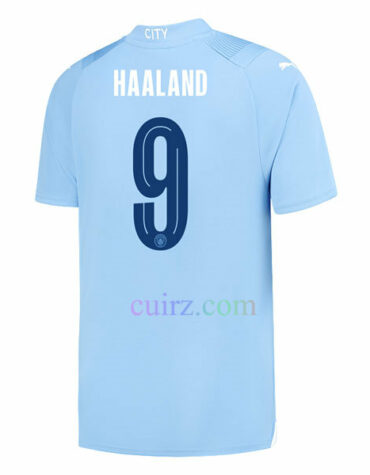 Camiseta Haaland Manchester City 1ª Equipación 2023 2024 Liga de Campeones de la UEFA