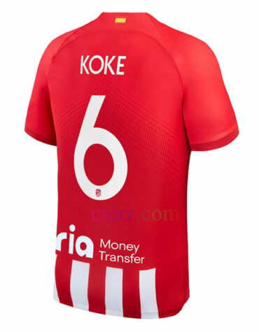 Camiseta Koke Atlético de Madrid 1ª Equipación 2023 2024 UEFA Champions League