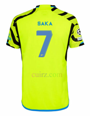 Camiseta Saka Arsenal 2ª Equipación 2023 2024 Champions League