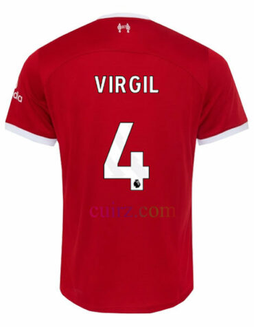 Camiseta Virgil van Dijk Liverpool 1ª Equipación 2023 2024