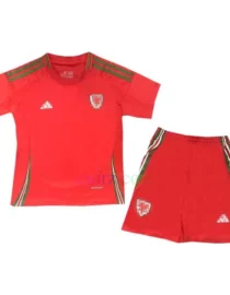 Pantalón y Camiseta Gales 2ª Equipación 2024 Niños