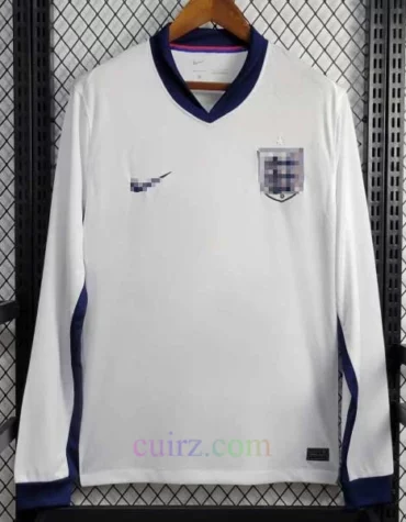 Camiseta Inglaterra 1ª Equipación 2024 Manga Larga
