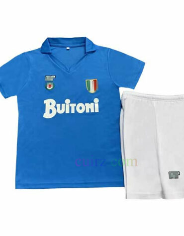 Camiseta Napoli 1ª Equipación 1987-88 Niños