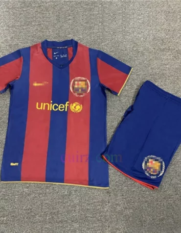Camiseta FC Barcelona 1ª Equipación 2007-08 Niños