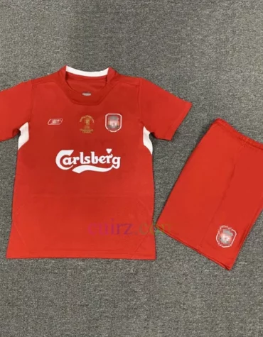 Camiseta Liverpool 1ª Equipación 2004-05 Niños