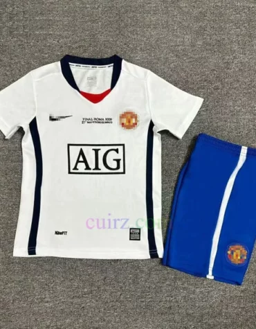 Camiseta Manchester United 2ª Equipación 2008-09 Niños